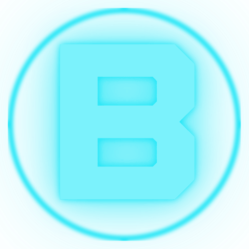 b logo